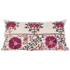 Antique Suzani Pillow Case made from a Suzani from Bukhra, Uzbekistan