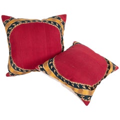 Antique Suzani Pillow Cases Made from a Tashkent Suzani, Late 19th Century