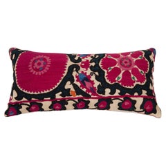 Antique Suzani Pillow Cover, Made from a Late 19th C. Tajik Suzani