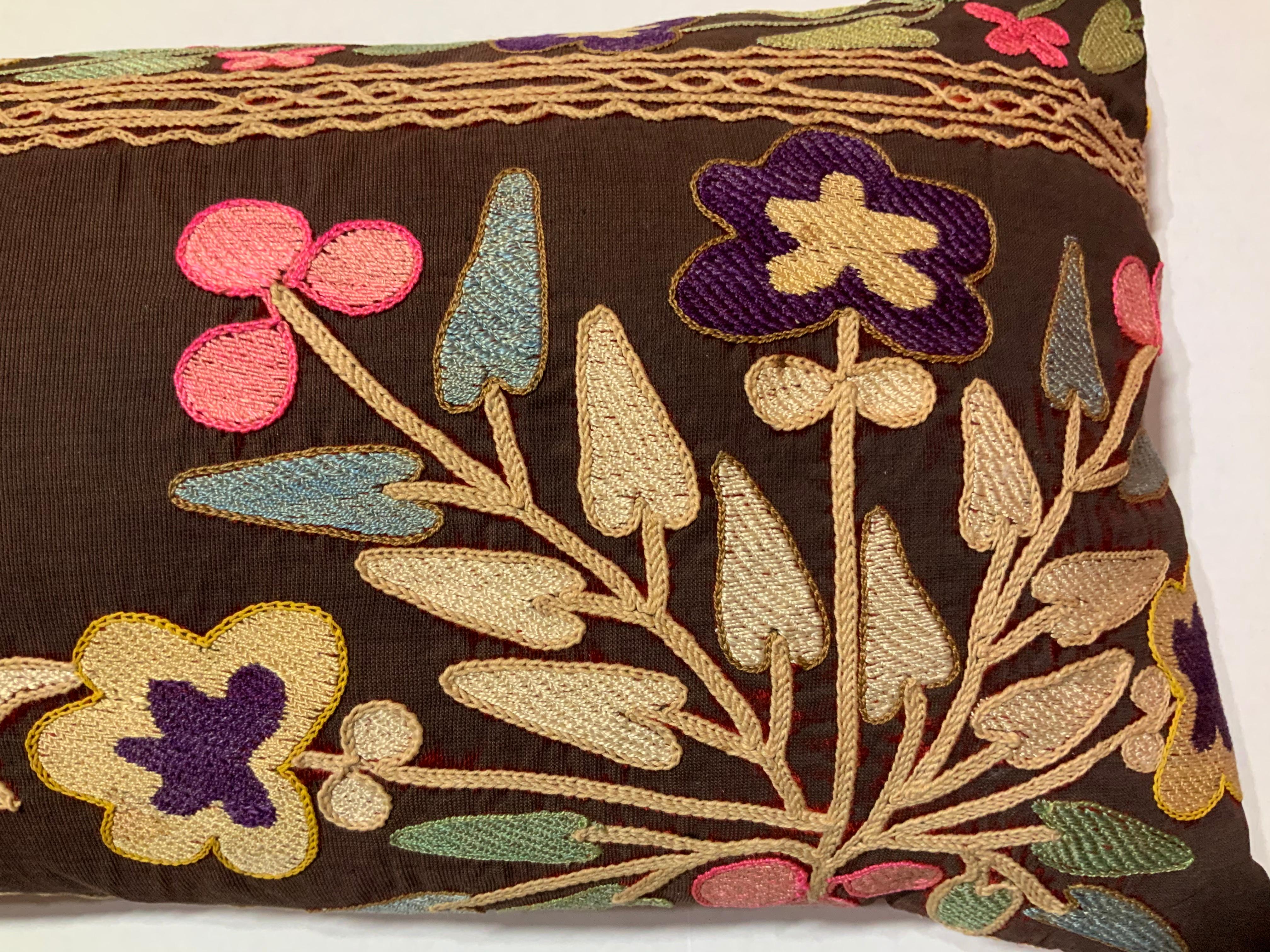 20th Century Antique Suzani Pillow