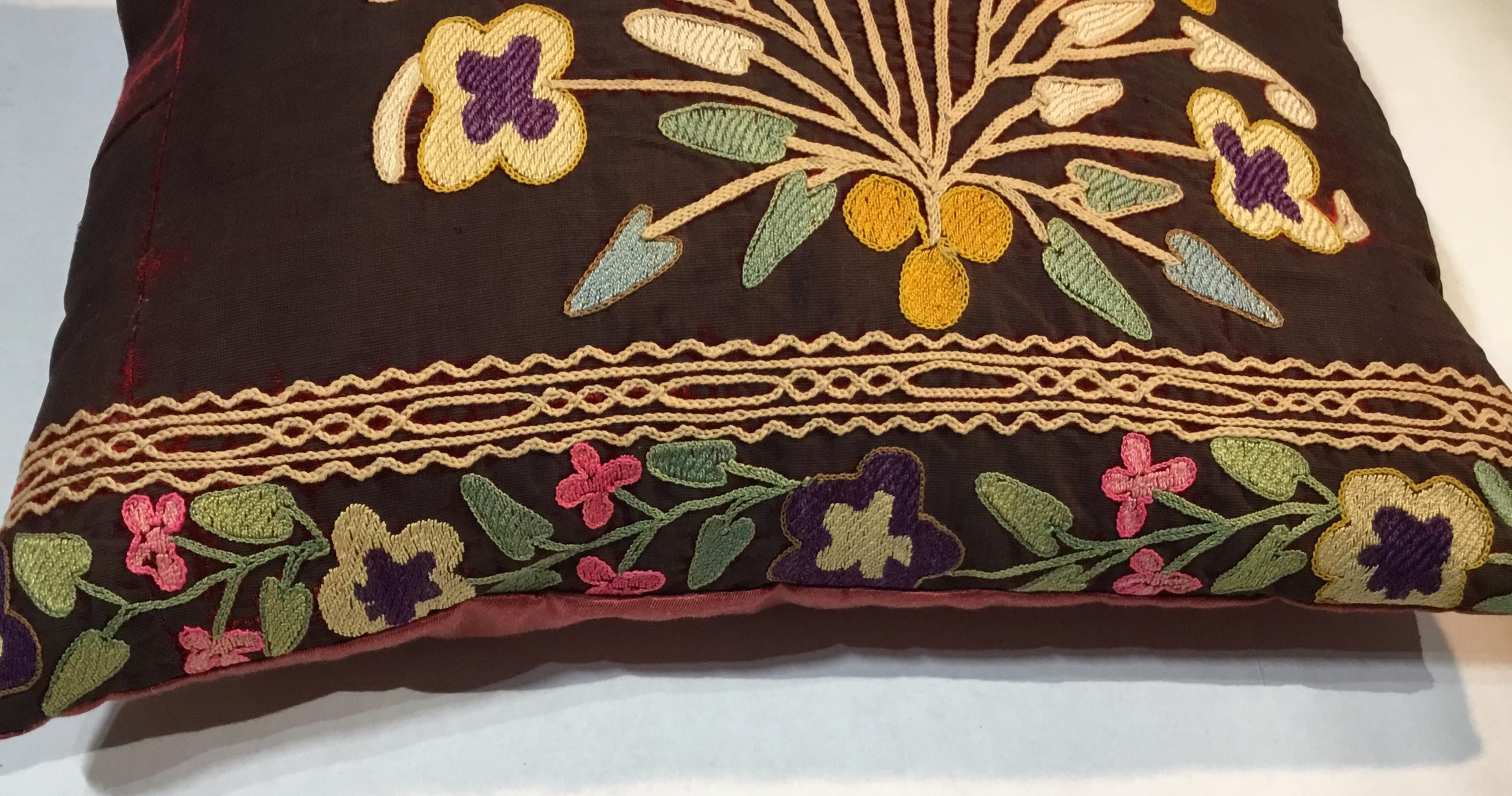 Cotton Antique Suzani Pillow