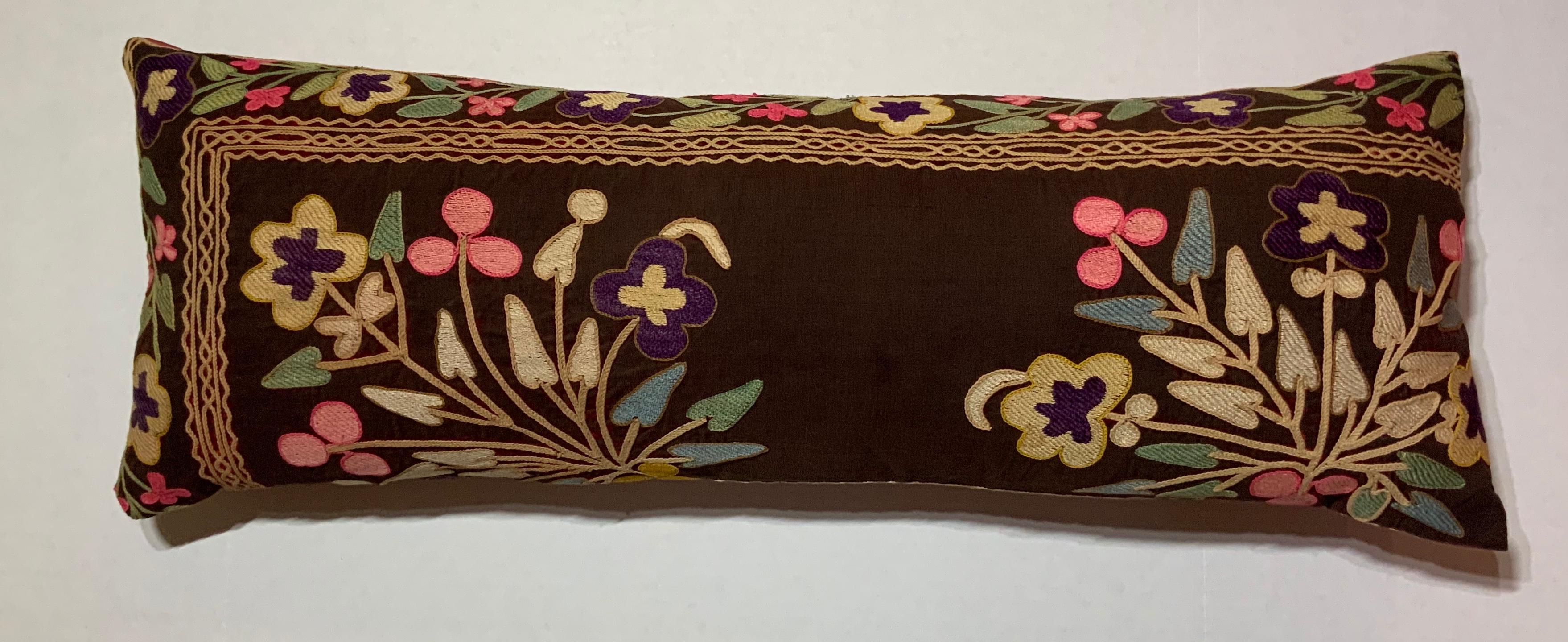 Silk Antique Suzani Pillow