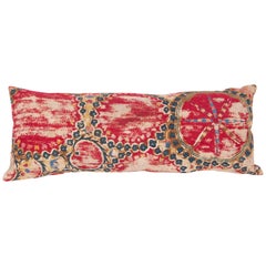 Antique Suzani Pillow or Cushion Cover Fashioned from a 19th Century Suzani