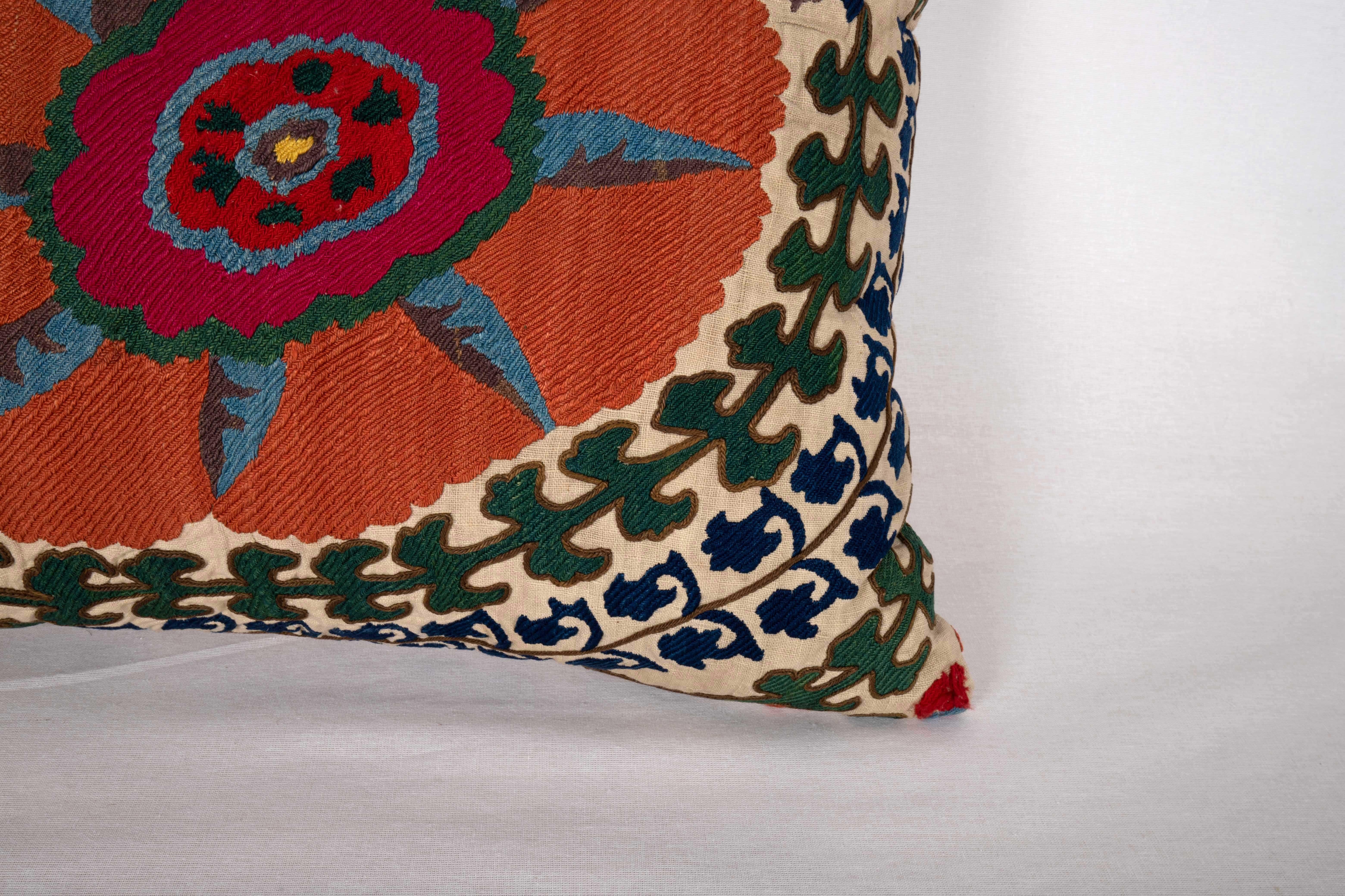 19th Century Antique Suzani Pillowcase, 19th C.
