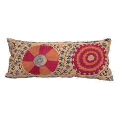 Antique Suzani Pillowcase / Cushion Cover Made from a Mid 19th C Suzani