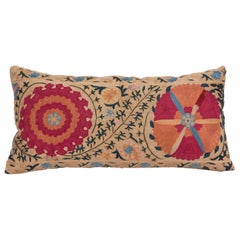 Antique Suzani Pillowcase / Cushion Cover Made from a Mid 19th c Suzani
