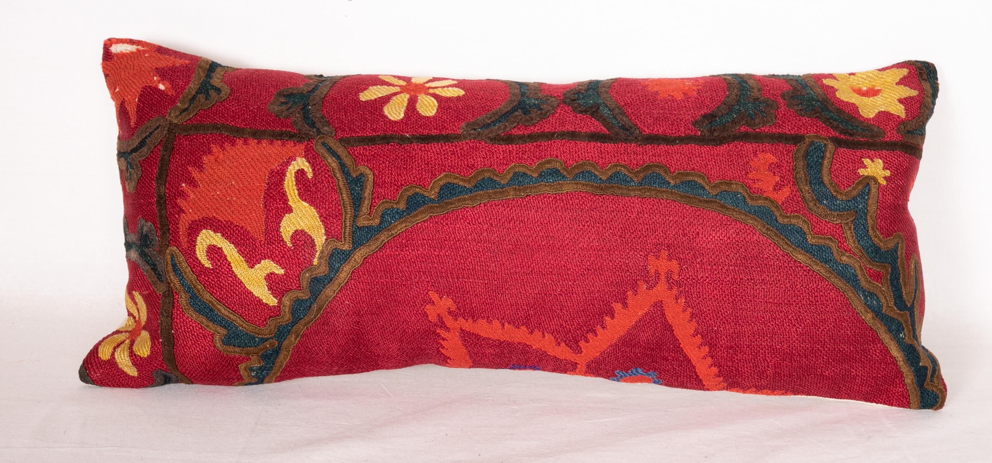 Asian Antique Suzani Pillows Made from a 19th Century Tashkent Suzani For Sale