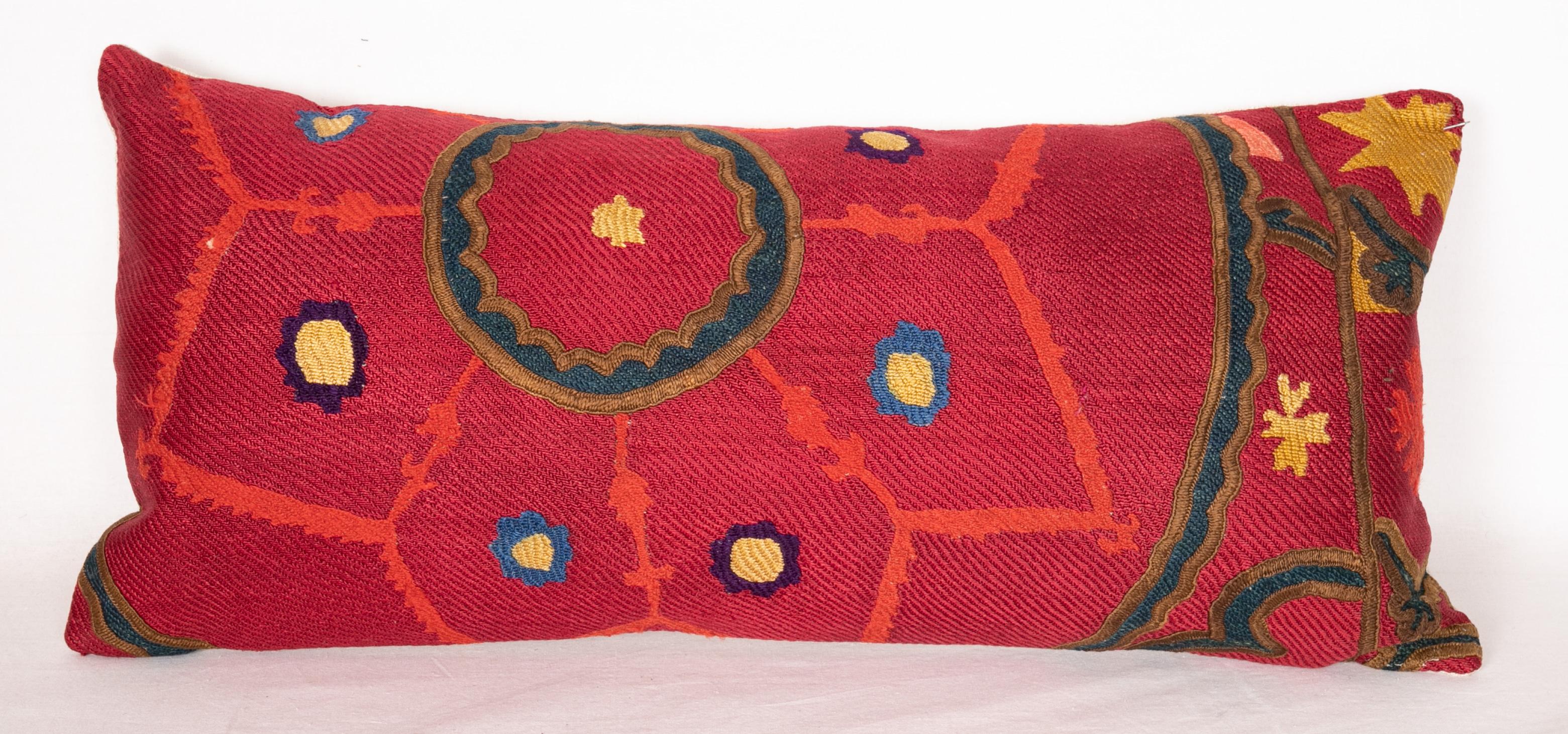 Antique Suzani Pillows Made from a 19th Century Tashkent Suzani In Good Condition For Sale In Istanbul, TR