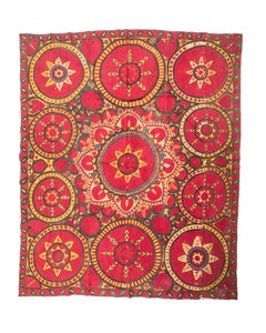 Suzani antico, Pishkent, Kokand, Uzbekistan, XIX secolo