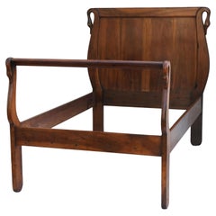 Antique 'Swan Neck' Bed c1900 France