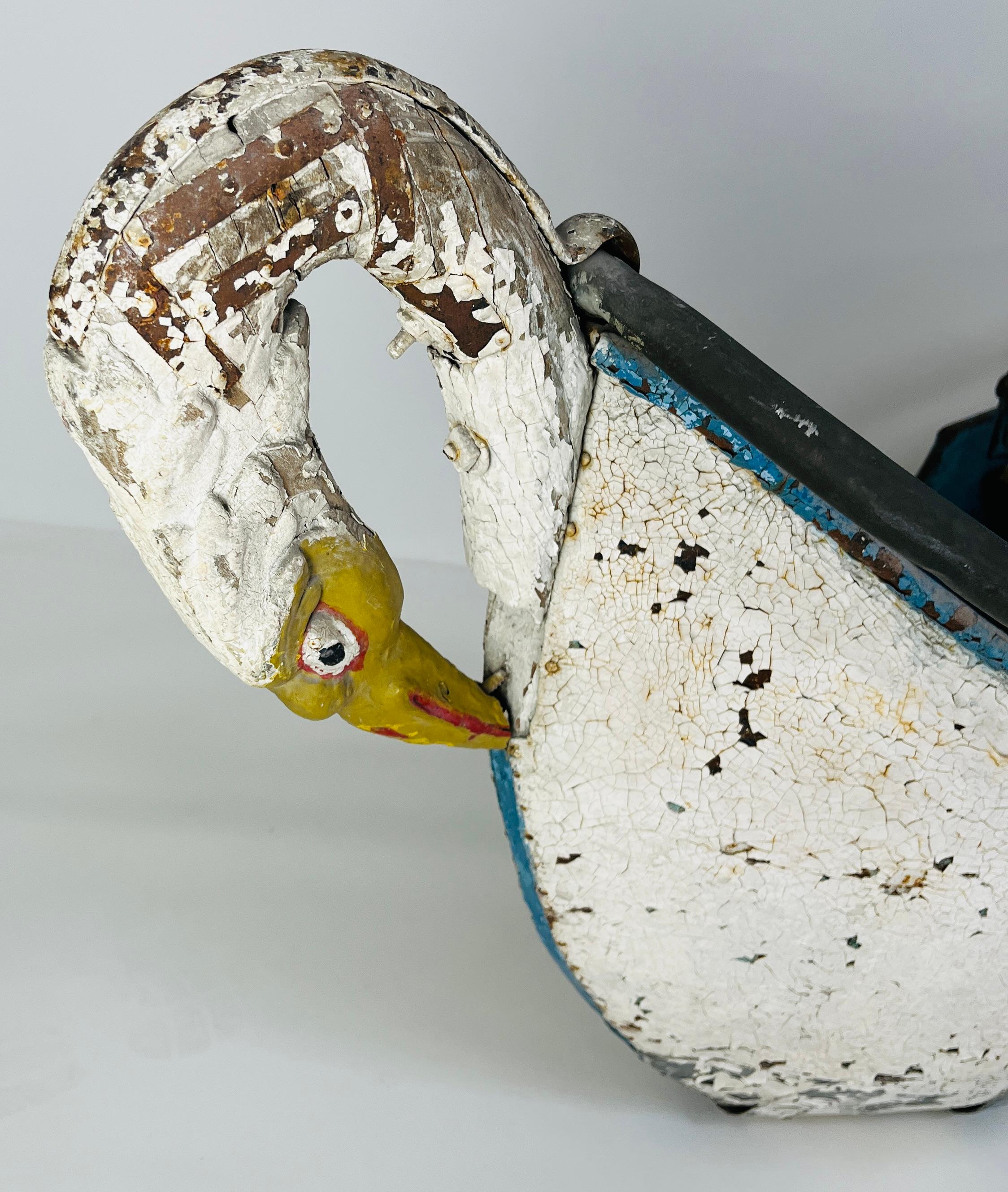 Antique Swan swing set For Sale 2