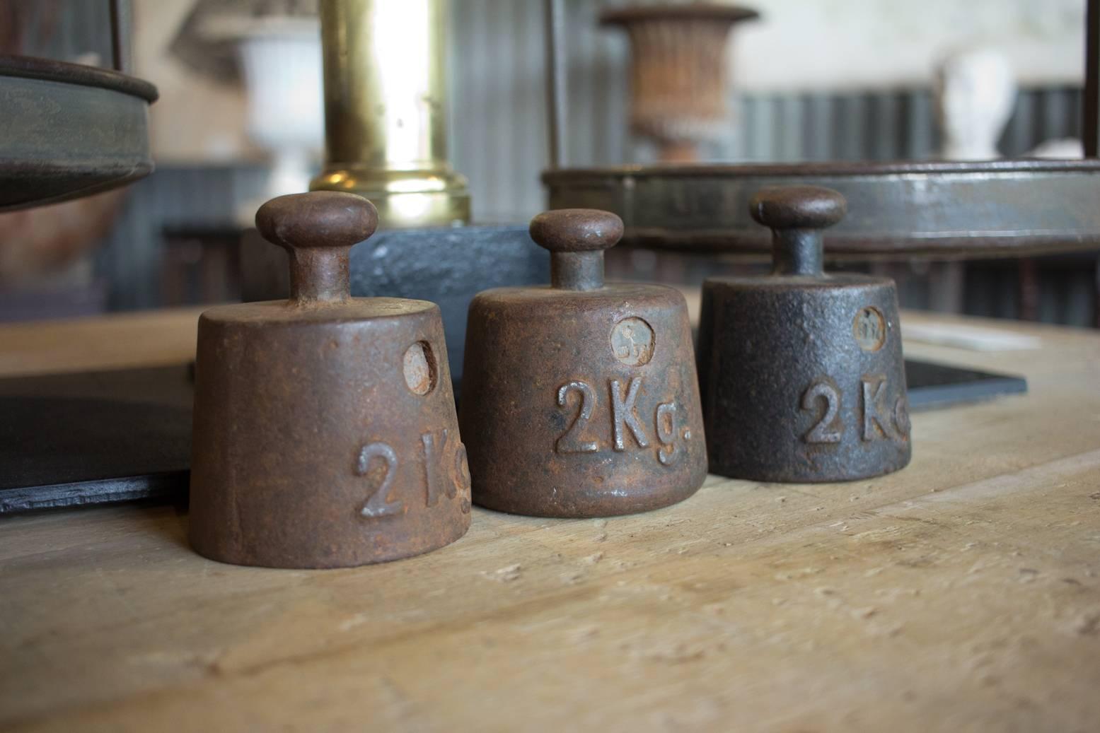 Brass Antique Swedish Balance Scale