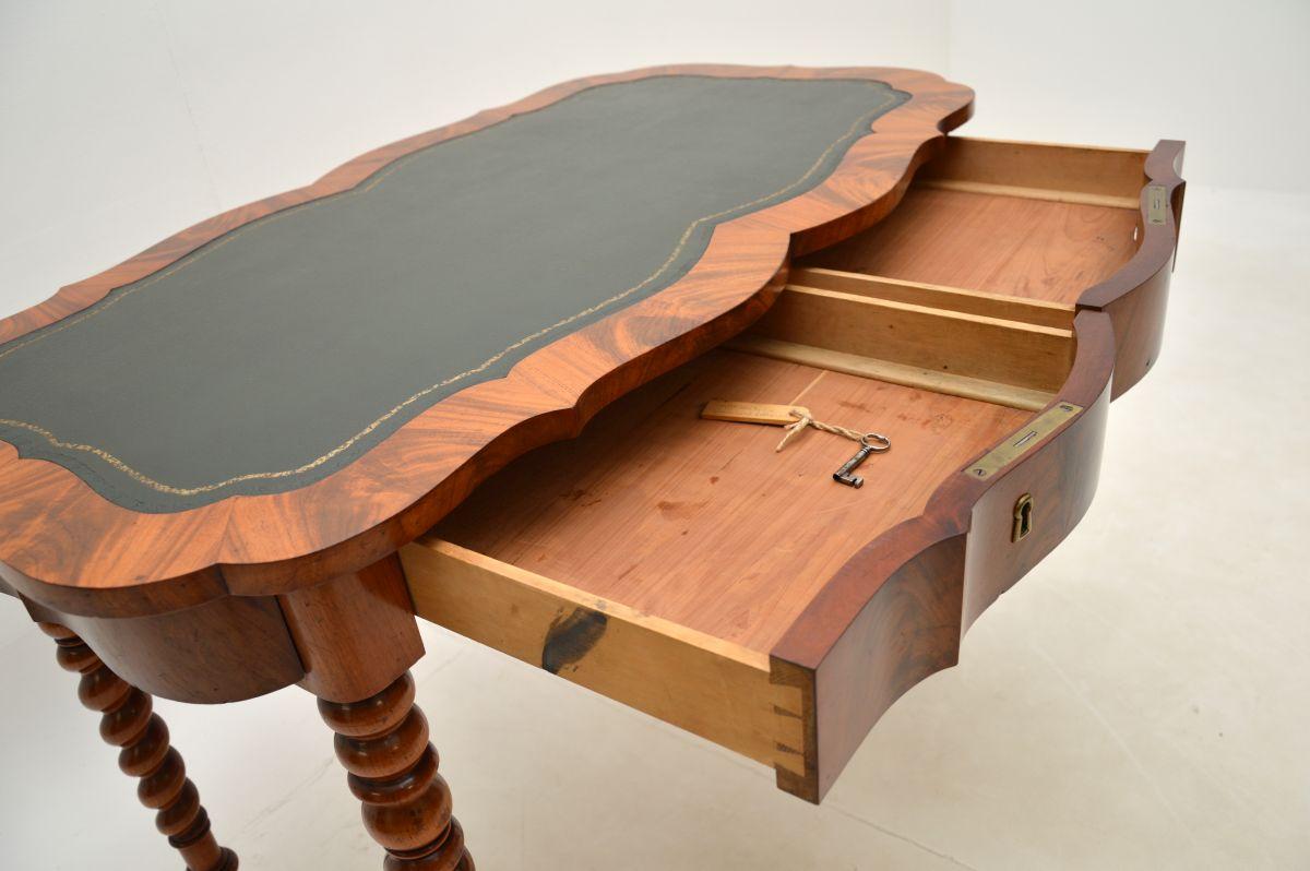 Antique Swedish Barley Twist Leg Desk / Writing Table 4