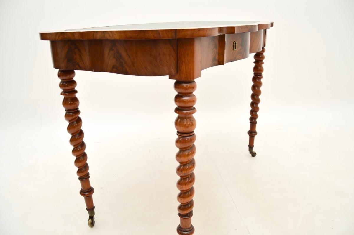 Antique Swedish Barley Twist Leg Desk / Writing Table 5