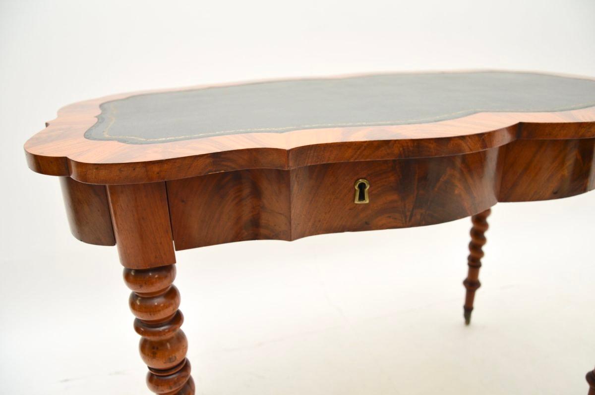 Antique Swedish Barley Twist Leg Desk / Writing Table 2