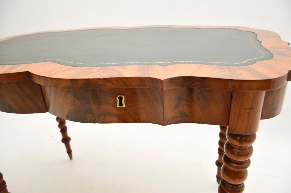Antique Swedish Barley Twist Leg Desk / Writing Table 3