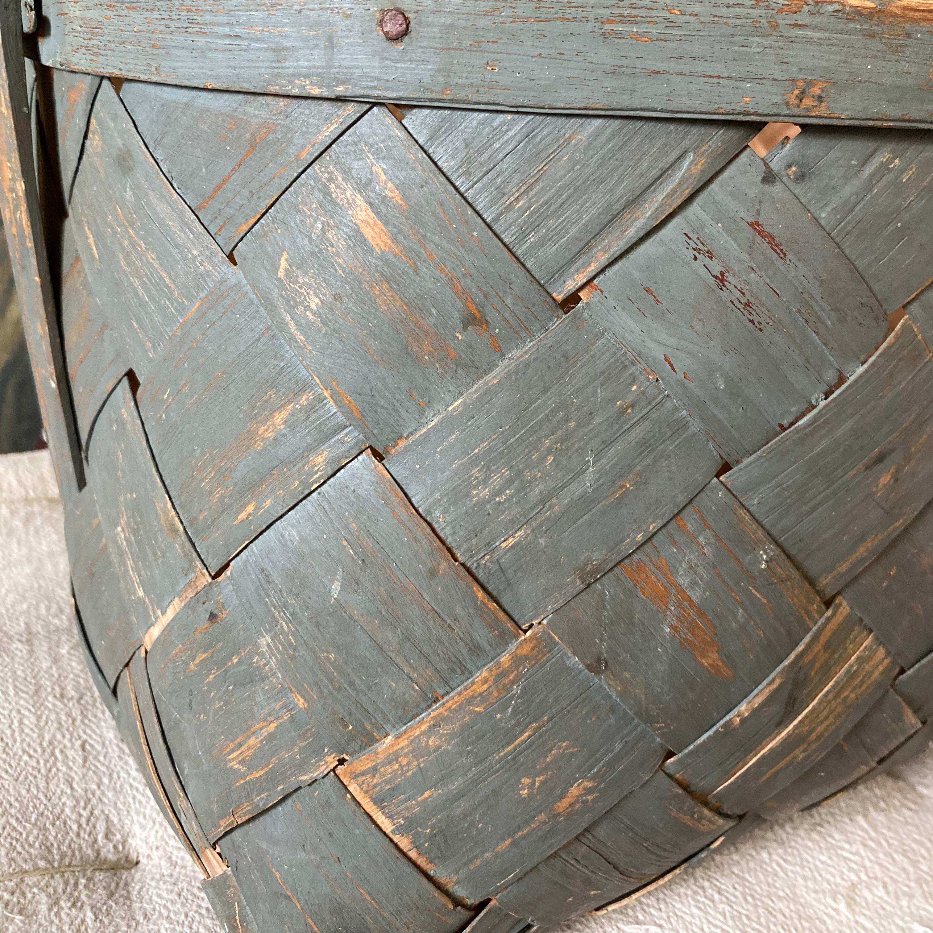 Wood  Antique Swedish Baskets