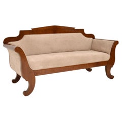 Antikes schwedisches Biedermeier-Sofa