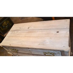 Antique Swedish Bleached Walnut Chest of Drawers