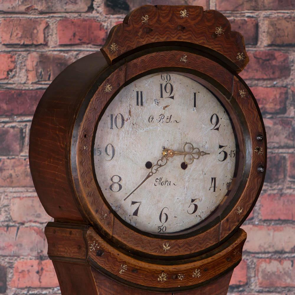 brown grandfather clock