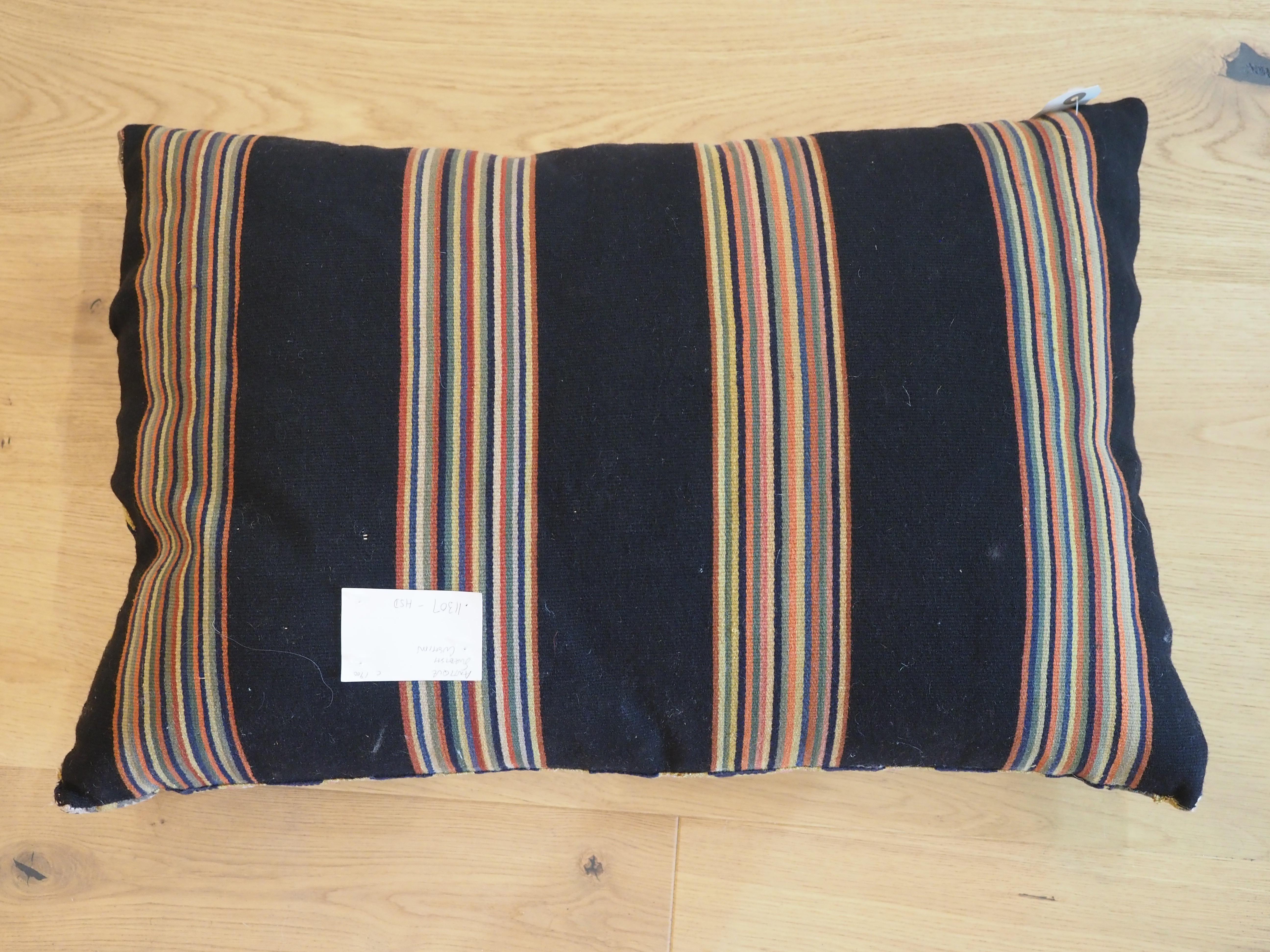 Antique Swedish carriage cushion, filled and ready for use.  Mid 19th century. For Sale 2