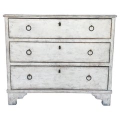 Antique Swedish Chest of Drawers, 1820s