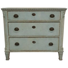 Antique Swedish Chest of Drawers, 1850s