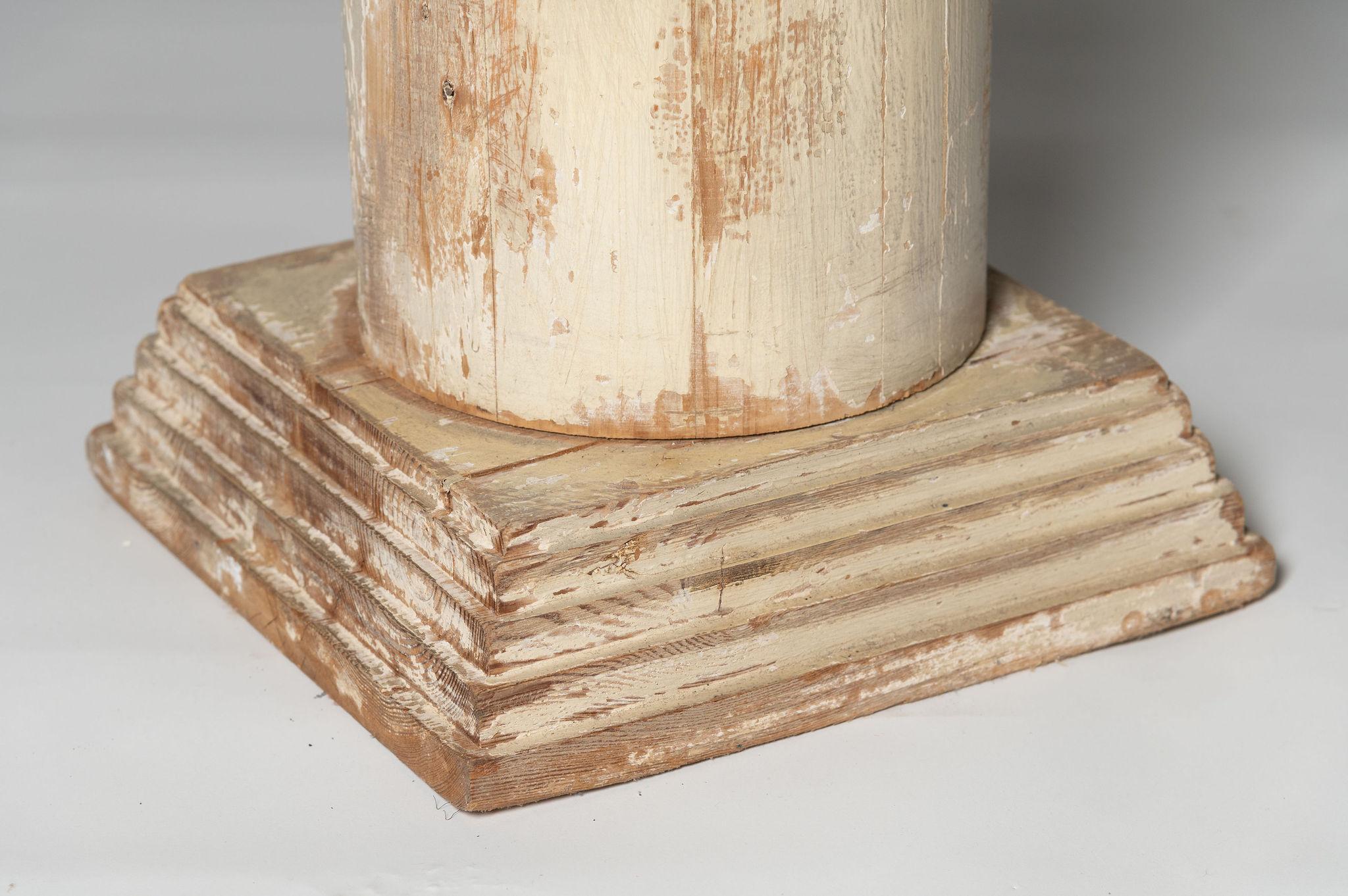 colonne suédoise ancienne, socle, bois massif,  19ème siècle  Bon état - En vente à Maidstone, GB