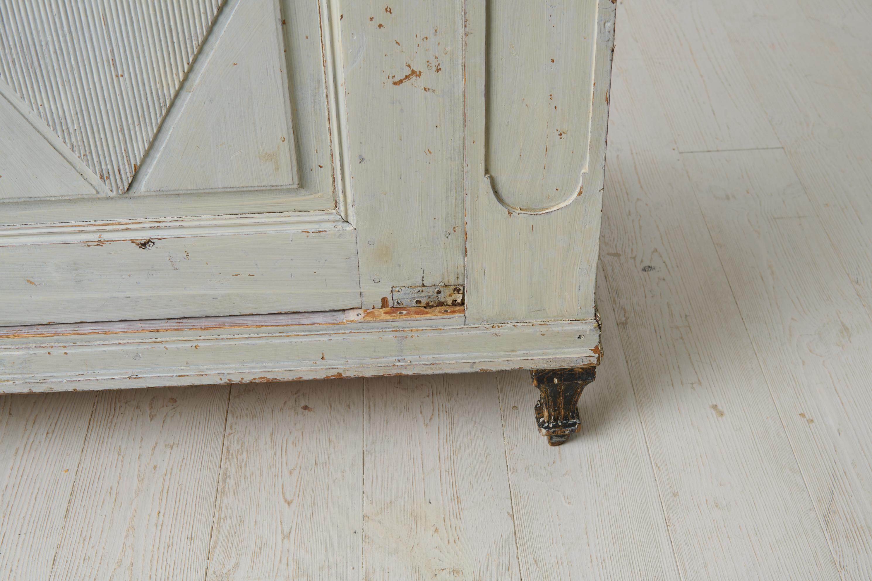 Antique Swedish Country House Sideboard in Gustavian Style Made by Hand For Sale 6