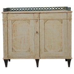 Antique Swedish Country Sideboard, Gustavian Period with Unique Original Details