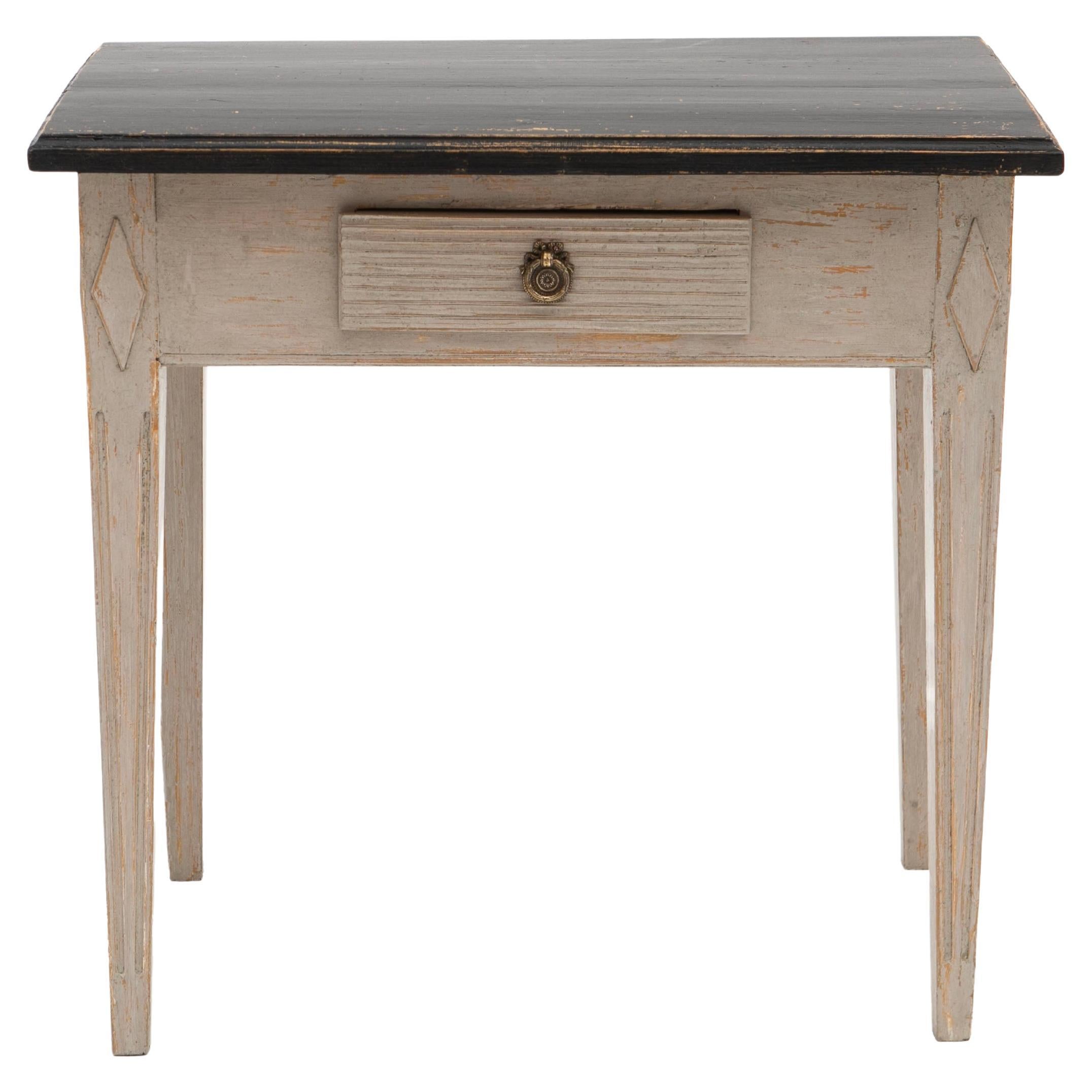 Small Swedish Early 19th Century Gustavian Table / Console Table For Sale