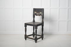 Antique Swedish Folk Art Genuine Original Condition Chair