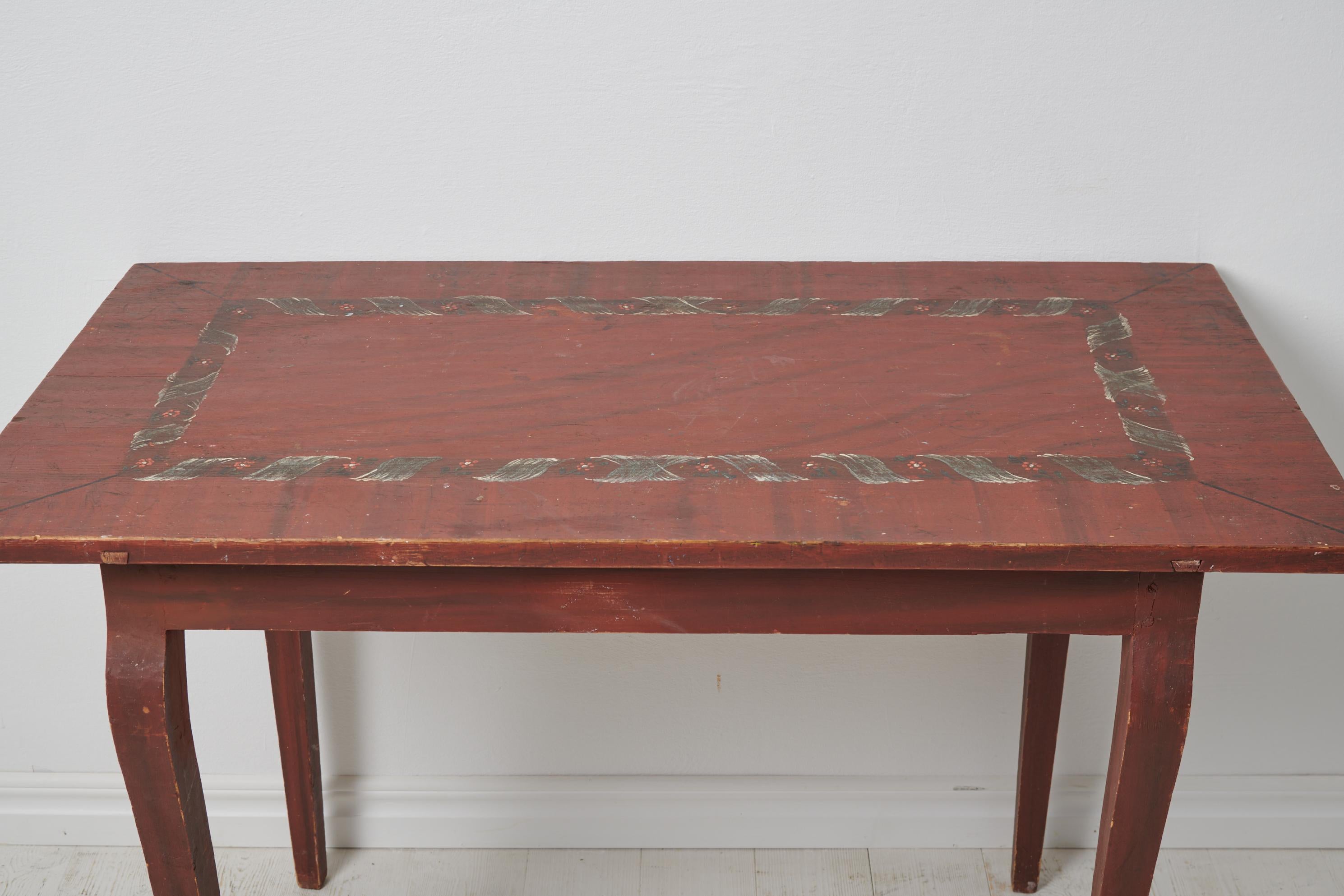 Antique Swedish Genuine Country Console Table or Desk For Sale 5