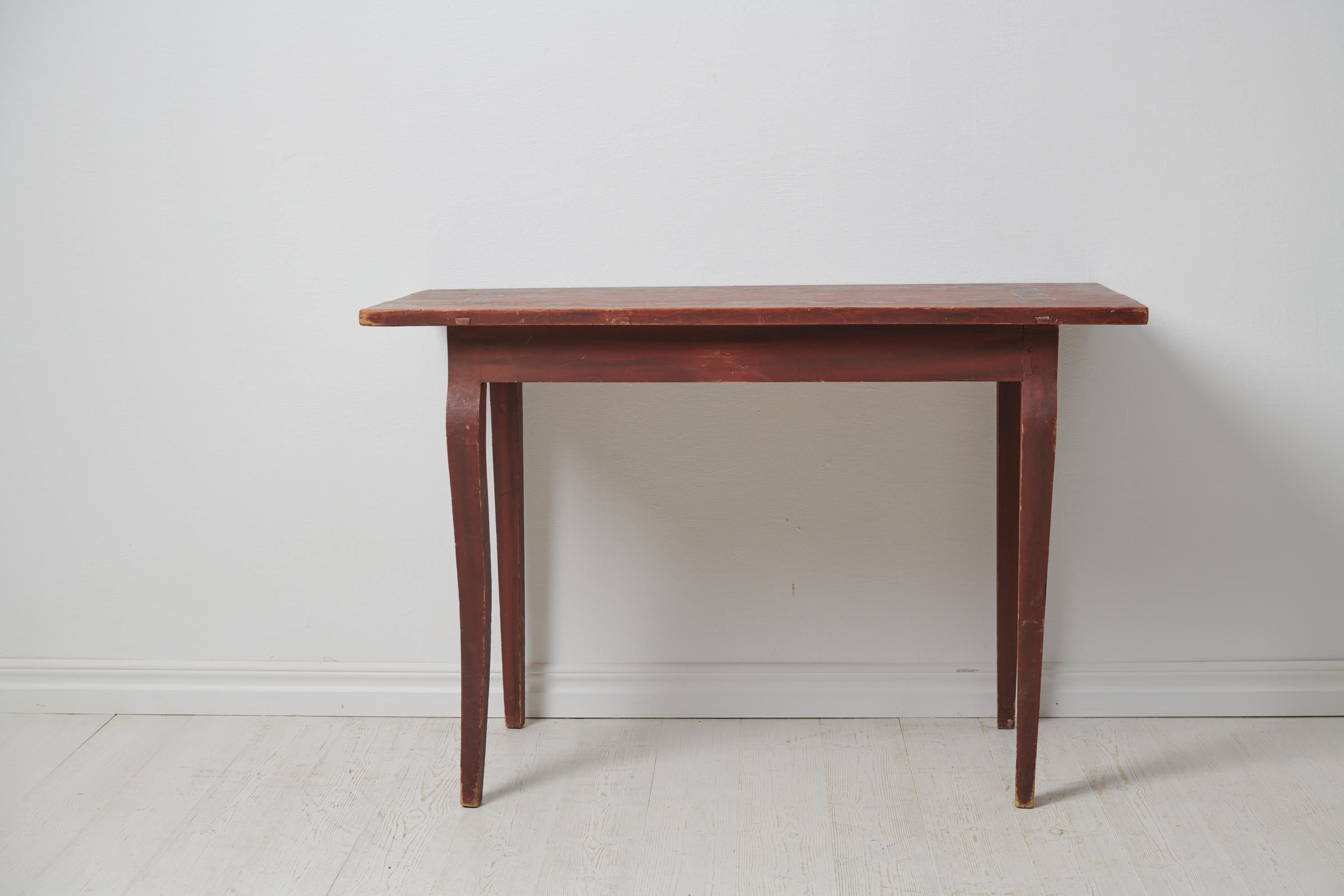 Antique Swedish Genuine Country Console Table or Desk In Good Condition For Sale In Kramfors, SE