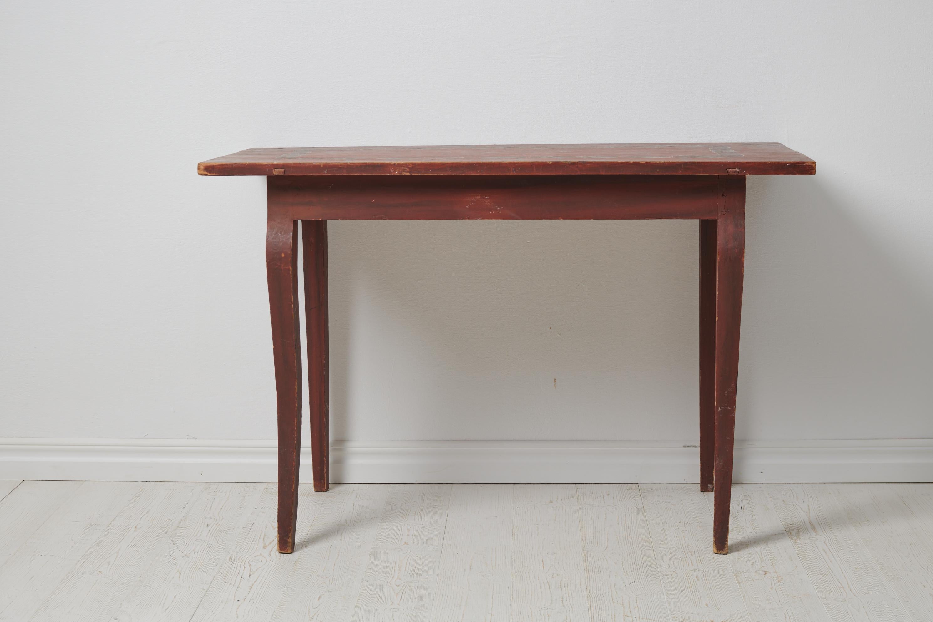 19th Century Antique Swedish Genuine Country Console Table or Desk For Sale