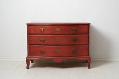 Antique Swedish Genuine Late 1700s Pine Baroque Bureau