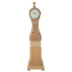 Antique Swedish Genuine Long Case Clock, Rococo and Neoclassical Period