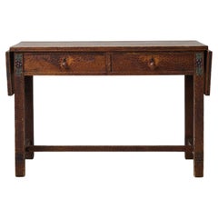 Antique Swedish Grace Desk by Otto Wretling in Pine with Hand Carved Decor