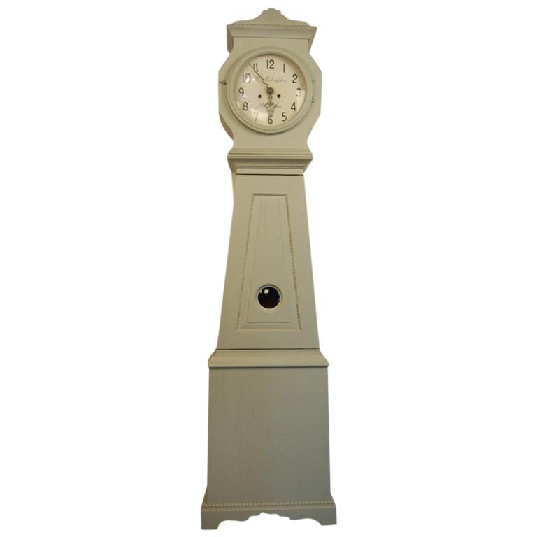 Antique Swedish Gustavian Floor Clock by C. Malmstrom For Sale at