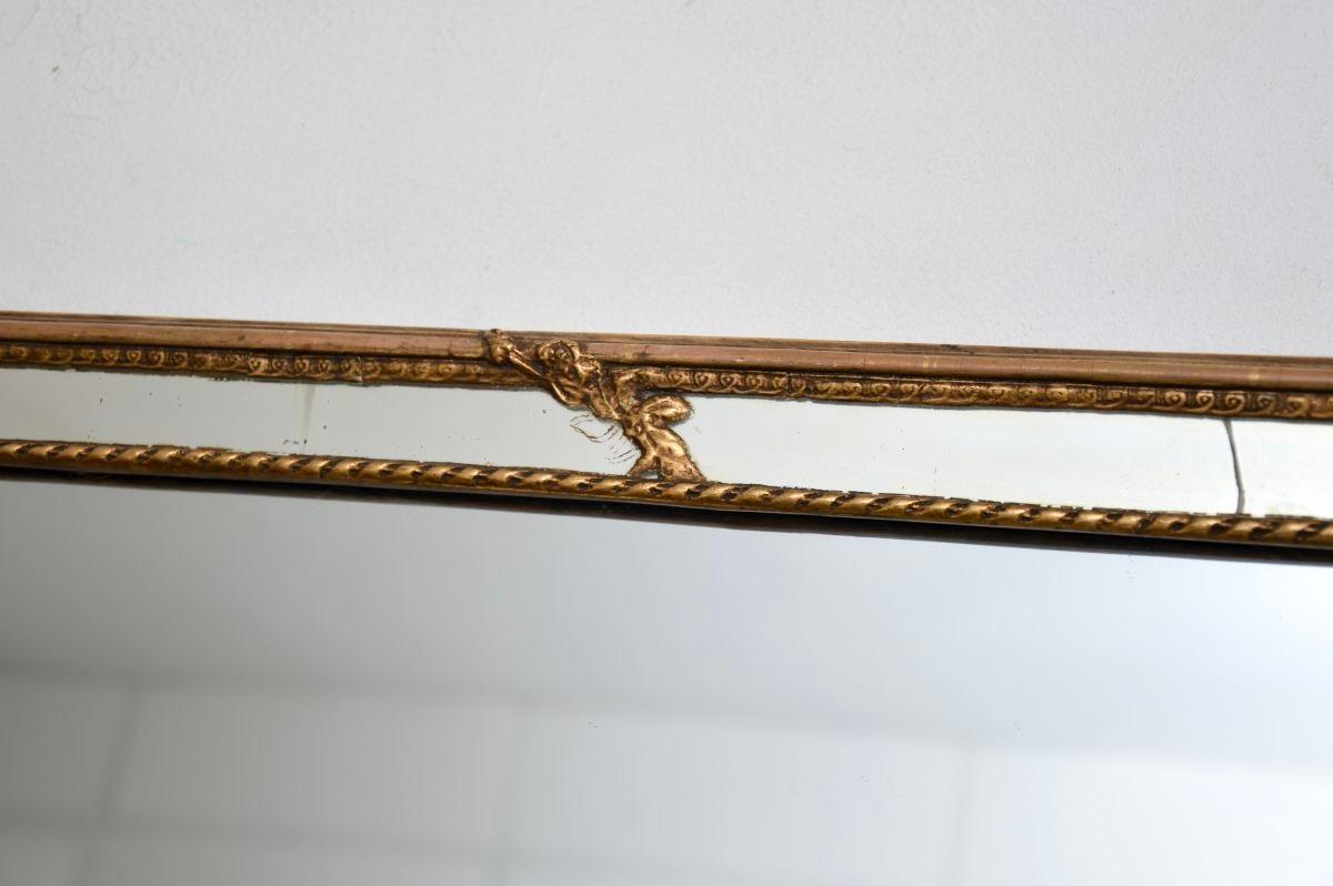 Antique Swedish Gustavian Giltwood Mirror For Sale 6