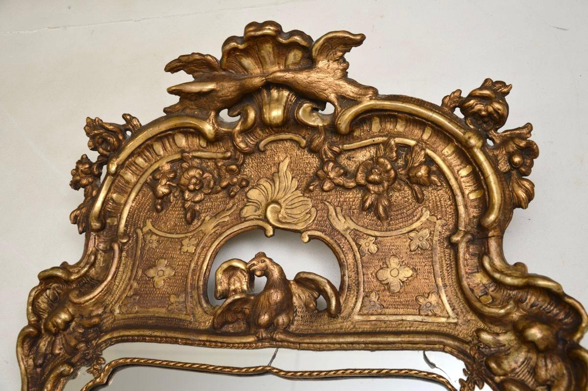 Antique Swedish Gustavian Giltwood Mirror In Good Condition For Sale In London, GB