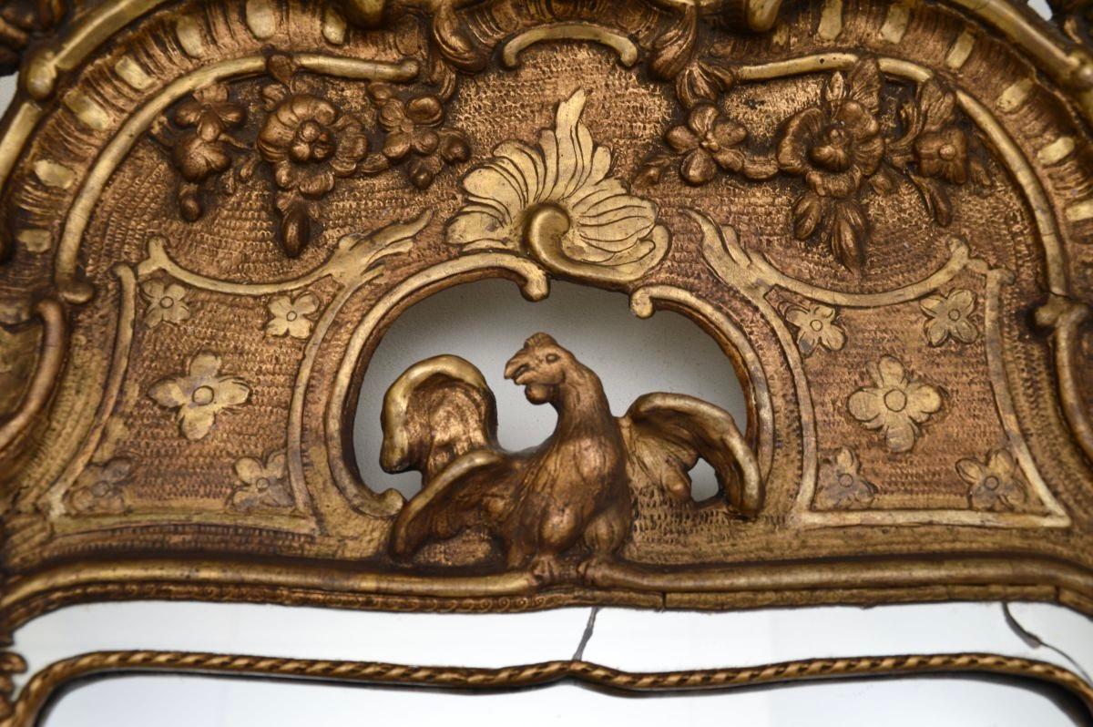 Antique Swedish Gustavian Giltwood Mirror For Sale 1