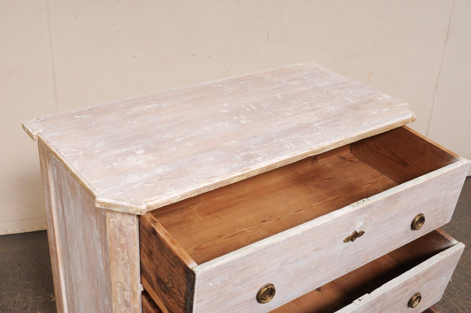 20th Century Antique Swedish Gustavian Style Chest with Good Clean Lines For Sale
