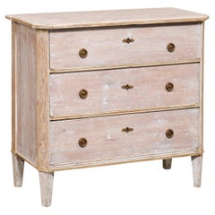 Antique Swedish Gustavian Style Chest with Good Clean Lines