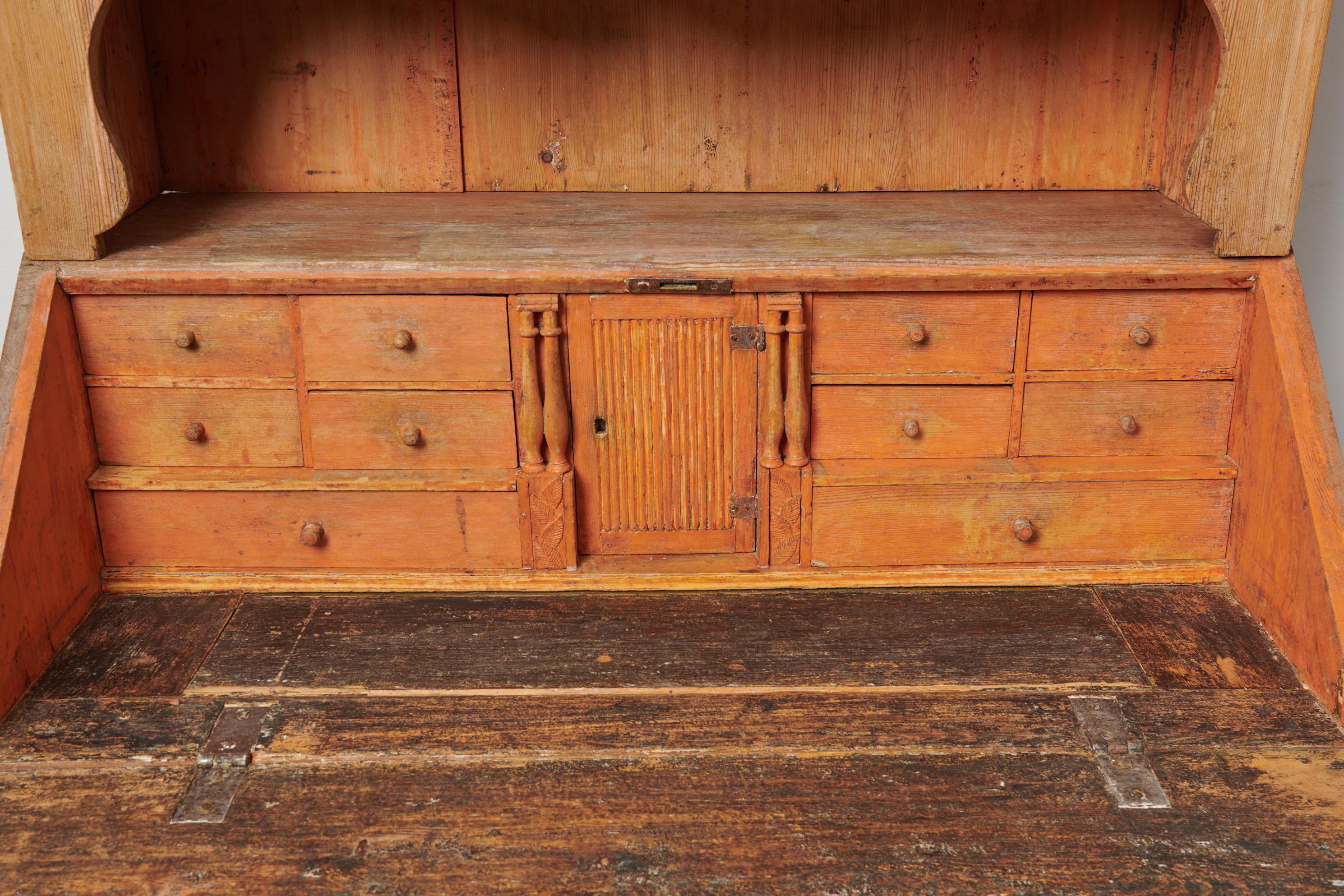 Antique Swedish Gustavian Style Secretary Cabinet  For Sale 7