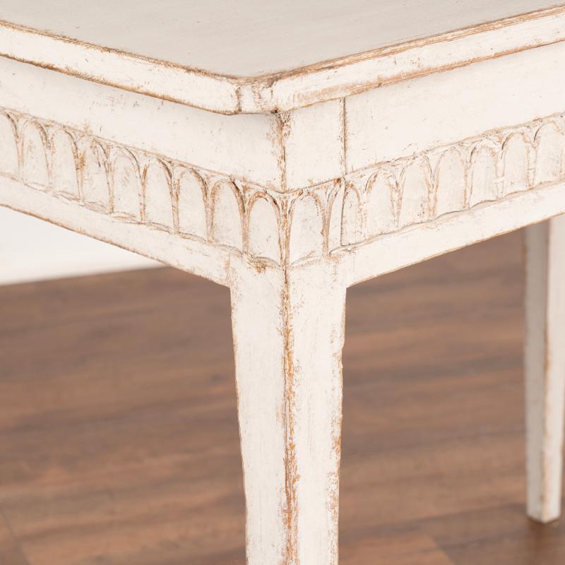 Antique Swedish Gustavian Style White Painted Side Table Circa 1820-40 1