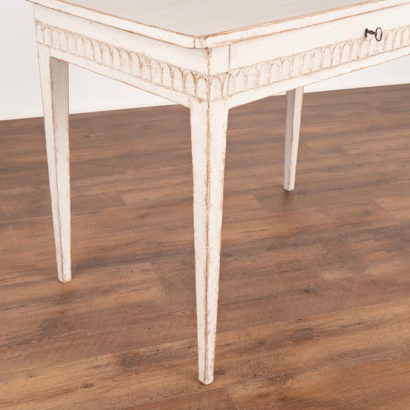 Antique Swedish Gustavian Style White Painted Side Table Circa 1820-40 4