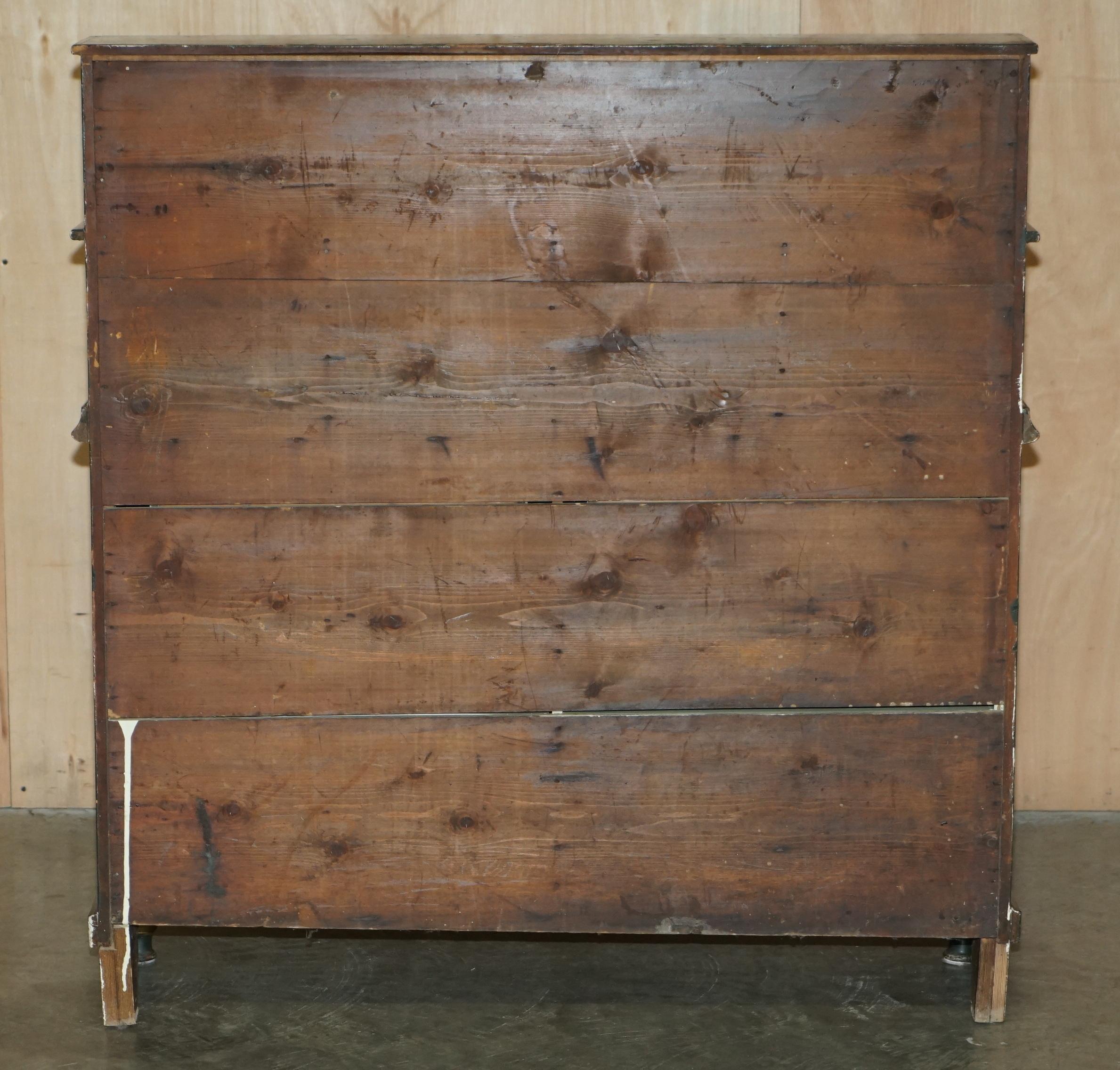 ANTIQUE CUPBOARD HABERDASHERY ROCERS GRAIN BIN SiDEBOARD en vente 4
