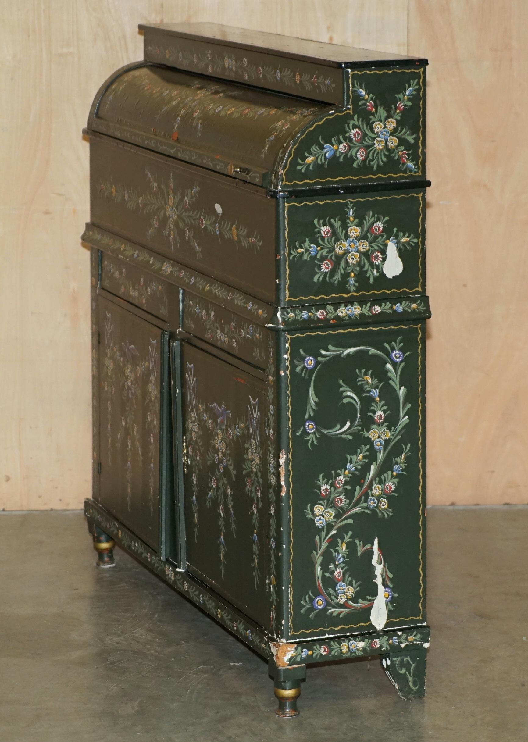 ANTIQUE CUPBOARD HABERDASHERY ROCERS GRAIN BIN SiDEBOARD en vente 5