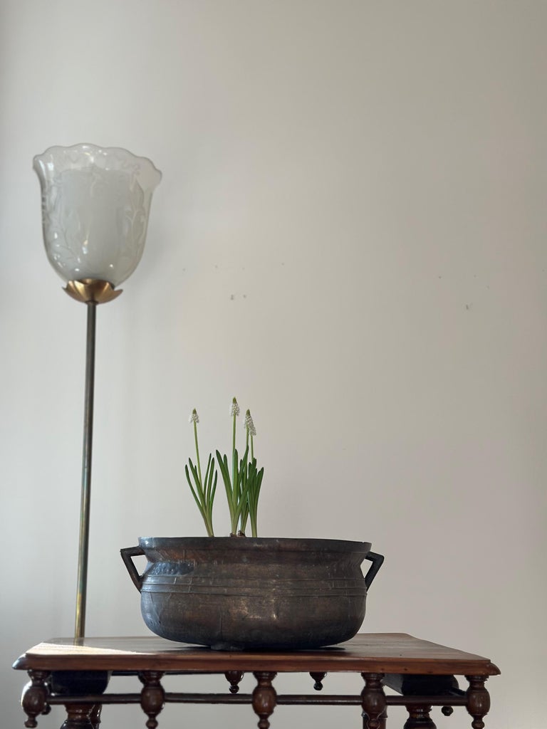 Antike schwedische Jardiniere Pflanzgef in Kupfer and Bronze, circa 1900s  im Angebot bei 1stDibs Deutschland